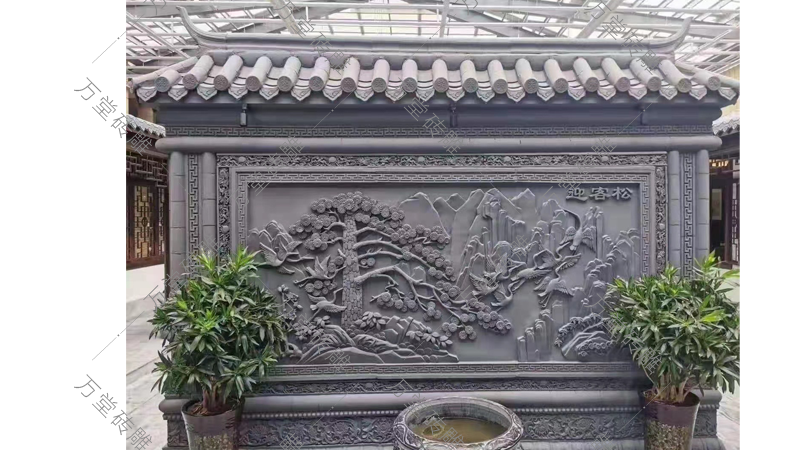 “迎客松”影壁墻系列